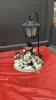 (3) CHRISTMAS DECORATIONS W/ VOTIVE HOLDERS - 2