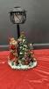(3) CHRISTMAS DECORATIONS W/ VOTIVE HOLDERS - 3