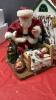 KIRKLAND FABRIC MACHE SANTA BY CHILD - 2