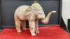 WOOD CARVED ELEPHANT - 2