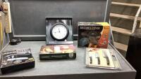 BOX W/CLOCK,WINE BOTTLE OPENER, WOODENWARE SET, KNIFE SET