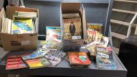(2)BOXES OF OLDER MAGAZINES - MECHANICS, WILD WEST
