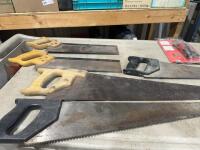 Box of miscellaneous carpenter tools