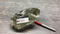(1) CHUNK OF CLEAR VOLCANIC GLASS
