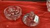 SMALL PINWHEEL CRYSTAL CANDY DISH W/ LID - 2