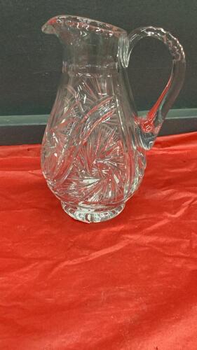 PINWHEEL CRYSTAL WATER PITCHER