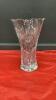 PINWHEEL CRYSTAL VASE