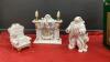 WHITE PORCELAIN CENTRE PIECE SET