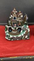 CHRISTMAS VILLAGE TRAIN STATION