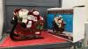 DECORATIVE SANTA & SNOWMEN IN WOOD SLEIGH - 2