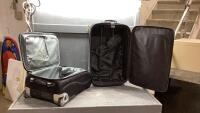 (2) SUITCASES - ONE BIG + ONE CARRY ON SIZE