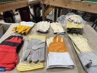 Box of new work gloves