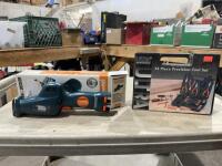 Black and decker multipurpose electric saw and 34 piece precision tool set