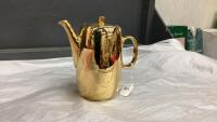 VINTAGE ROYAL WORCESTER "GOLD" COFFEE POT