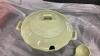 LARGE MIKASA "COUNTRY MANOR" SOUP TOUREEN W/ LADLE - LIGHT GREEN - 2