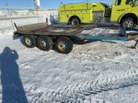 Steel tri axle bumper Pull trailer ( NO VIN # )