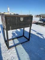 Steel box on frame
