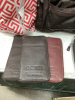 4-LEATHER TRAVEL PERSONAL PRODUCT BAGS-NEW - 3