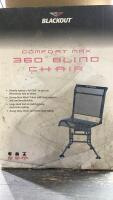 BLACKOUT COMFORT MAX 360 DEGREE BLIND CHAIR