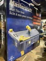 Mastercraft wet tile saw