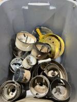 Bucket of Hole Saws