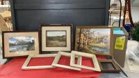 VINTAGE FRAMES & A FEW PICTURES