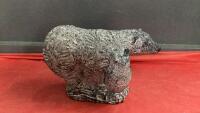 LARGE WOLF ORIGINAL POLAR BEAR W/ CUB