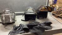 BOX W/ (3) HELMETS