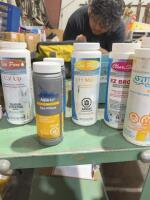 Tub of spa products