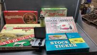 BOX WITH GOOD VARIETY OF BOARD GAMES