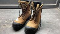 PAIR OF WORKLOAD STEEL TOE BOOTS
