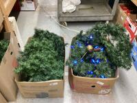 (2) BOXES OF CHRISTMAS GARLAND