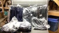 (11) PAIR NEW STRETCHY JEANS - KENZIE + CHAPS BRAND
