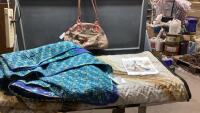 (2) QUILTS AND A PURSE