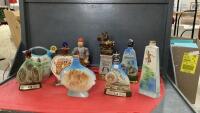 (9) JIM BEAM COLLECTOR BOTTLES