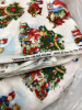 LARGE PC OF FLANNEL FABRIC-CHRISTMAS THEME - 2