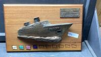 HEAVY &ldquo;SHIP&rdquo; PLAQUE