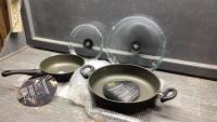 BOX W/ (2) GRANIT DEEP FRYPANS
