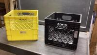 (2)MILK CRATES