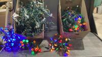(2) BOXES CHRISTMAS LIGHTS - MINI + LED