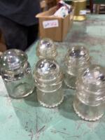 Telegraph wire insulators