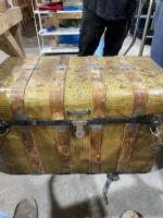 Steamer trunk and contents
