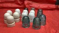 (16) TELEPHONE INSULATORS