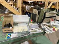 Wood stream bag of fly fishing gear