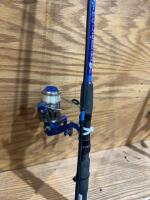 Neutron fishing reel with rod