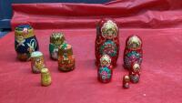 (2) RUSSIAN NESTING DOLLS