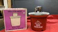 ELECTRIC ICE CREAM MAKER - PROCTOR-SILEX