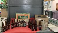 COLLECTION OF VINTAGE BEER BOTTLES