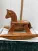 WOOD ROCKING HORSE