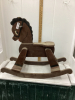 WOOD ROCKING HORSE